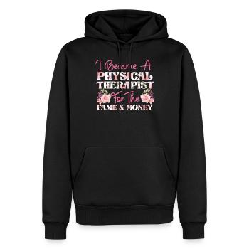 Physical Therapist Therapy - Männer Premium Bio Hoodie - Schwarz - Vorne - Nico (187cm)