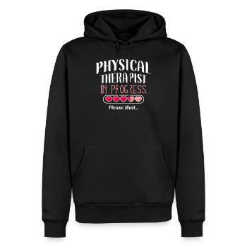 Future Physical Therapist Therapy - Männer Premium Bio Hoodie - Schwarz - Vorne - Nico (187cm)