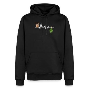 Sauna Saunameister Geschenk Saunieren - Männer Premium Bio Hoodie - Schwarz - Vorne - Nico (187cm)