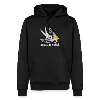 Fußball Fußballer Fußballspieler Schwalbenkönig - Männer Premium Bio Hoodie - Schwarz - Vorne - Nico (187cm)