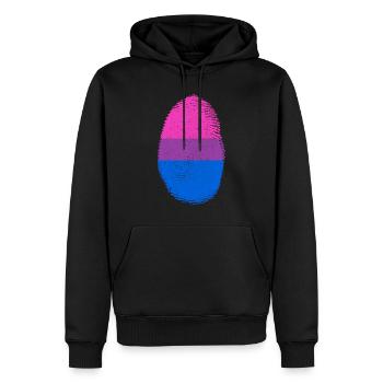 Bi Bisexuell Pride Month LGBT LGBTQ - Männer Premium Bio Hoodie - Schwarz - Vorne - Nico (187cm)