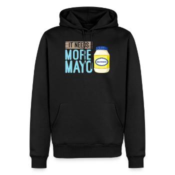 Mayonnaise Mayo Sauce Majo Salatsauce - Männer Premium Bio Hoodie - Schwarz - Vorne - Nico (187cm)