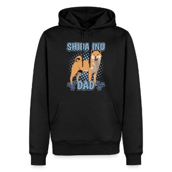Shiba Inu Dad - Männer Premium Bio Hoodie - Schwarz - Vorne - Nico (187cm)