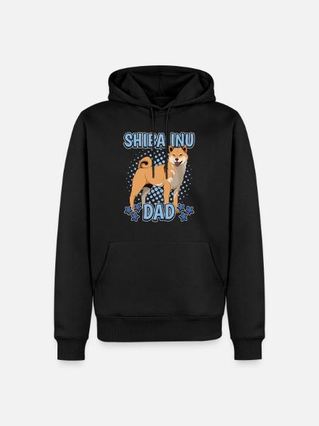 Shiba Inu Dad - Men’s Premium Organic Hoodie - black