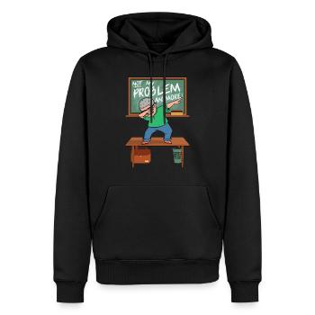 Enseignant à la retraite Pension Pension Pension Cadeau - Sweat à capuche Premium bio Homme - noir - Devant - Nico (187cm)