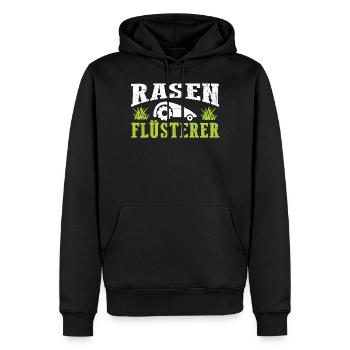 Gazon faucheur robot de tondeuse Robot de pelouse Jardinier - Sweat à capuche Premium bio Homme - noir - Devant - Nico (187cm)
