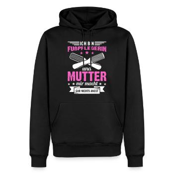 Fußpflegerin Podologin Mama Mutter Muttertag - Männer Premium Bio Hoodie - Schwarz - Vorne - Nico (187cm)