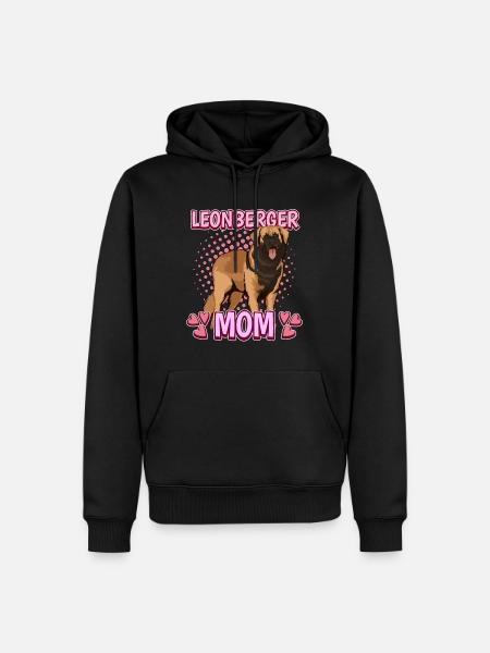 Leonberger Leonberger Mamma - Ekologisk premiumluvtröja herr - svart