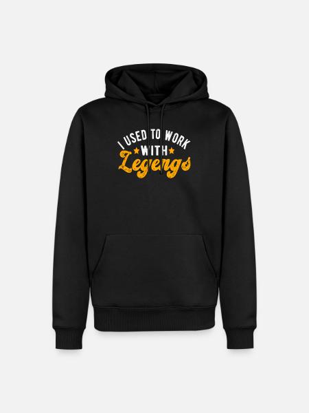 Abschiedsgeschenk Kollegen Jobwechsel - Männer Premium Bio Hoodie - Schwarz