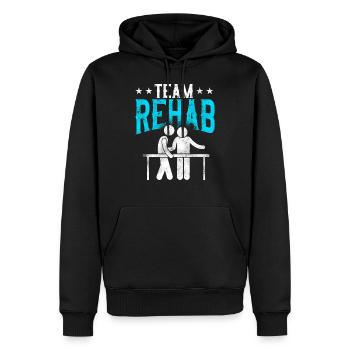 Physical Therapist Therapy - Männer Premium Bio Hoodie - Schwarz - Vorne - Nico (187cm)