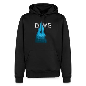 Scuba Diving Diver Dive - Männer Premium Bio Hoodie - Schwarz - Vorne - Nico (187cm)