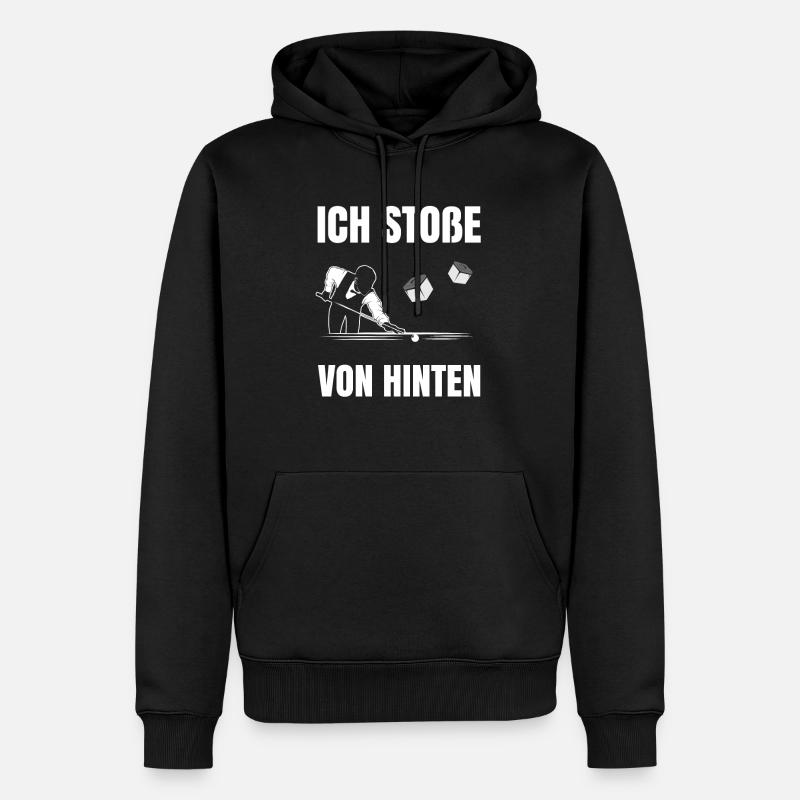 Billard - Männer Premium Bio Hoodie - Schwarz