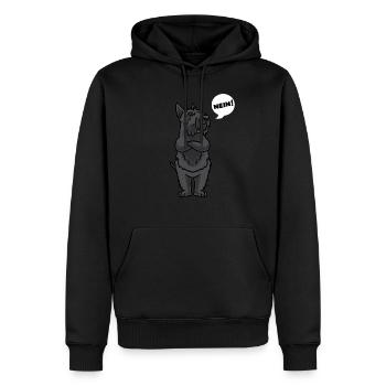 Stuer Scottish Terrier Chien - Sweat à capuche Premium bio Homme - noir - Devant - Nico (187cm)