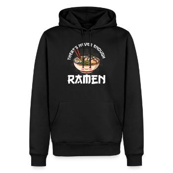 Ramen Japan Japanisch Nudeln Asiatisch Geschenk - Männer Premium Bio Hoodie - Schwarz - Vorne - Nico (187cm)