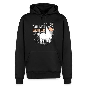 Call Me Bachelor Bachelor Graduates - Sweat à capuche Premium bio Homme - noir - Devant - Nico (187cm)