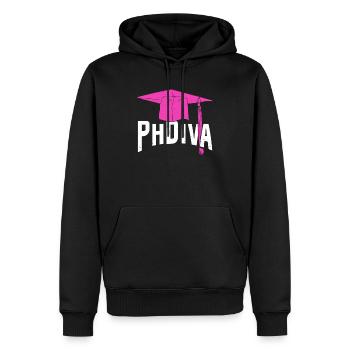 Lustiges Promotion Doktorin Doktortitel Geschenk - Männer Premium Bio Hoodie - Schwarz - Vorne - Nico (187cm)