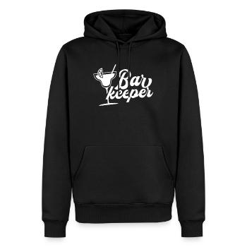 Bartender Profession Barman Bar Beverage Mixer - Men’s Premium Organic Hoodie - black - Front - Nico (187cm)