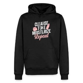 Kosmetikerin Kosmetik Make-up Artist Geschenk - Männer Premium Bio Hoodie - Schwarz - Vorne - Nico (187cm)