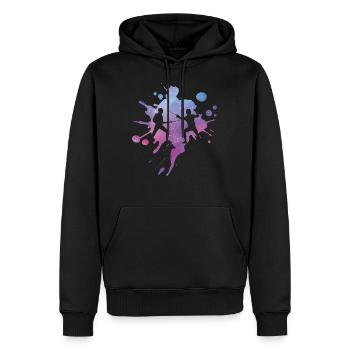 Fechter Sport Degen Fechtsport Fechten - Männer Premium Bio Hoodie - Schwarz - Vorne - Nico (187cm)