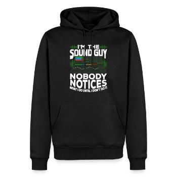 Toningenieur Tontechnik Tontechniker Geschenk - Männer Premium Bio Hoodie - Schwarz - Vorne - Nico (187cm)