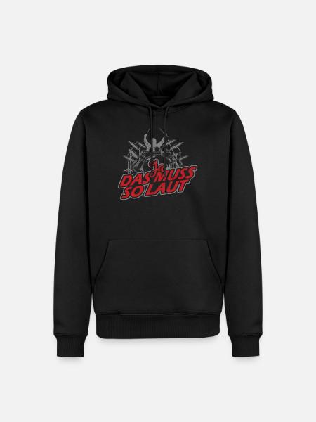 Drummer - Männer Premium Bio Hoodie - Schwarz