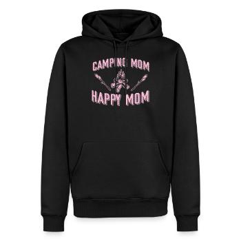 Camping Mom Happy Mom Motorhome - Männer Premium Bio Hoodie - Schwarz - Vorne - Nico (187cm)