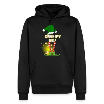 Noël Noël Noël No� - Sweat à capuche Premium bio Homme - noir - Devant - Nico (187cm)