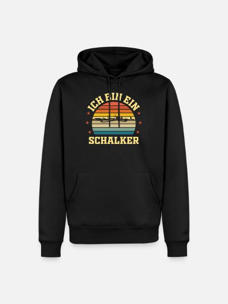 Ich bin ein Schalker - Männer Premium Bio Hoodie - Schwarz