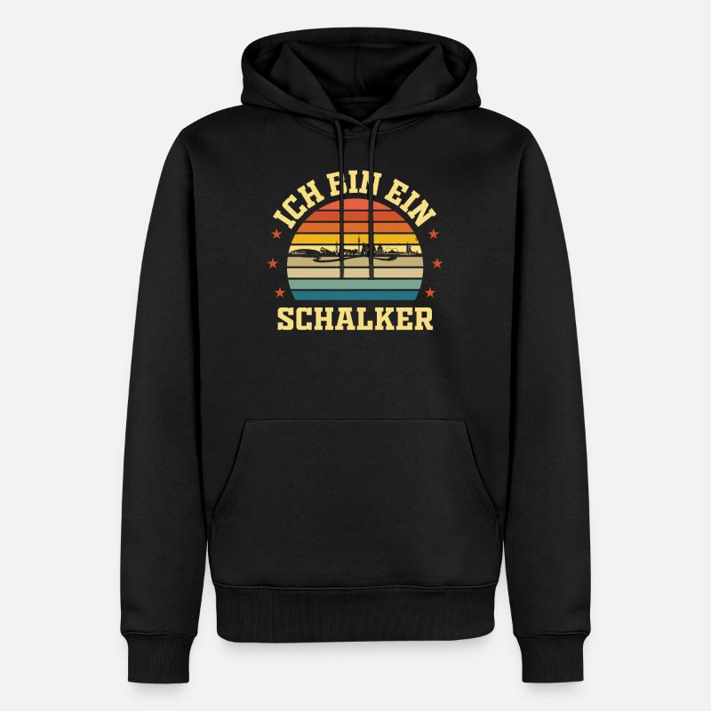 Ich bin ein Schalker - Männer Premium Bio Hoodie - Schwarz