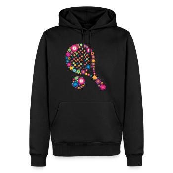 Paddle-Tennis Pádel Padel Tennis - Männer Premium Bio Hoodie - Schwarz - Vorne - Nico (187cm)