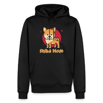 Shiba Inu Hund Shiba Mama - Männer Premium Bio Hoodie - Schwarz - Vorne - Nico (187cm)