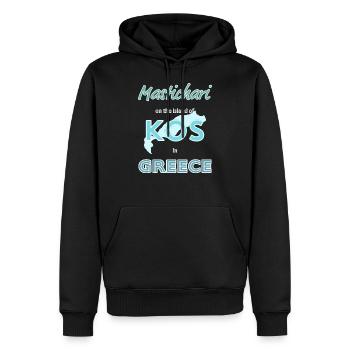 Mastichari on the island Kos in Greece - Männer Premium Bio Hoodie - Schwarz - Vorne - Nico (187cm)
