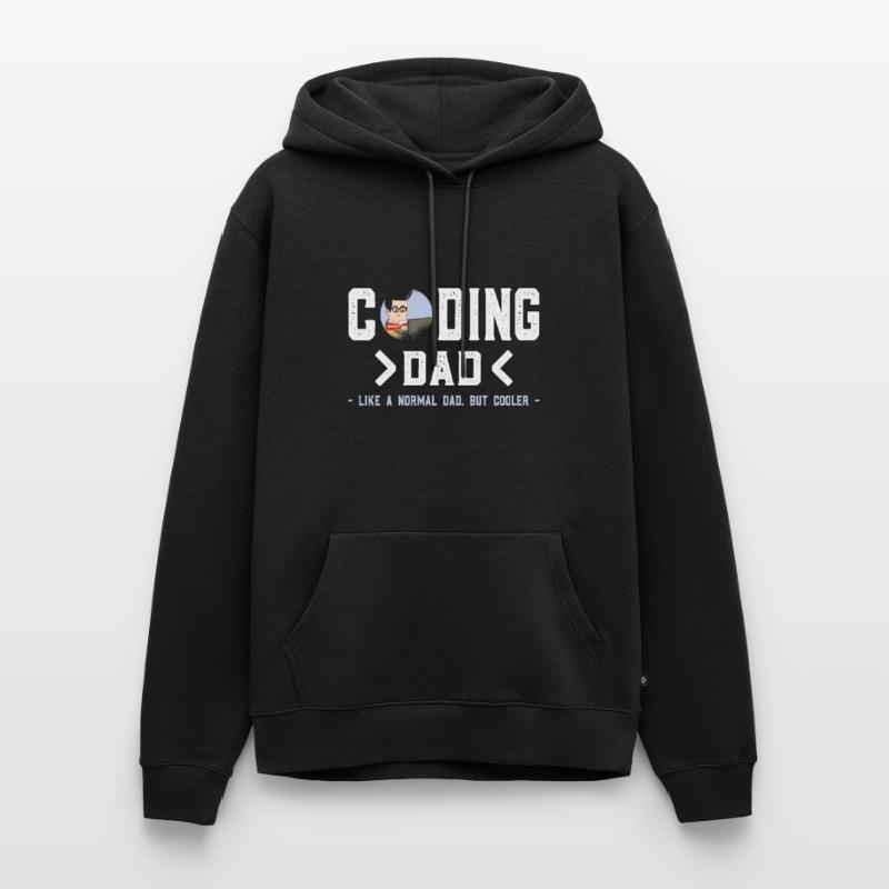 Coding Softwareentwickler Computer Dad Männer Premium Bio Hoodie