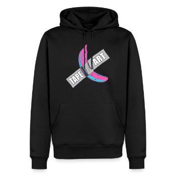 TAPE Artist Ducktape Neon Banane Art Hobby - Sweat à capuche Premium bio Homme - noir - Devant - Nico (187cm)