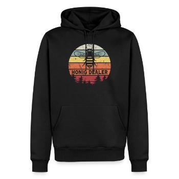 Honig Dealer Imker Honigbienen Imkerei Zeidler - Männer Premium Bio Hoodie - Schwarz - Vorne - Nico (187cm)