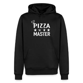 Pizza Master Pizza Chefkoch - Italienische Pizza - Männer Premium Bio Hoodie - Schwarz - Vorne - Nico (187cm)