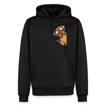 Dogue de Bordeaux Chien Grand Danois - Sweat à capuche Premium bio Homme - noir - Devant - Nico (187cm)