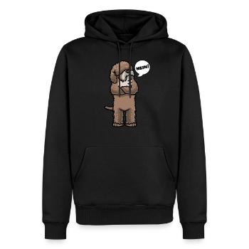Sturer Spanischer Wasserhund Hund Perro de Agua - Männer Premium Bio Hoodie - Schwarz - Vorne - Nico (187cm)