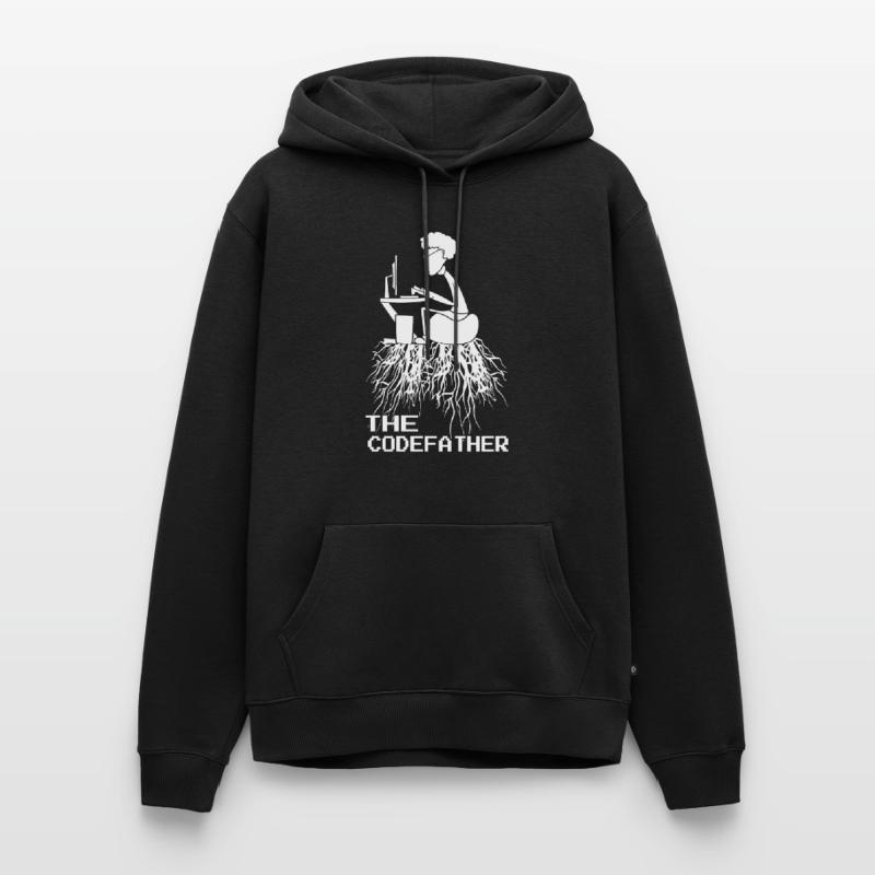 Codefather Informatiker - Programmeur informatique Sweat à capuche Premium bio Homme