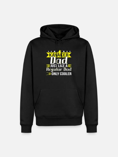 Kajak - Männer Premium Bio Hoodie - Schwarz