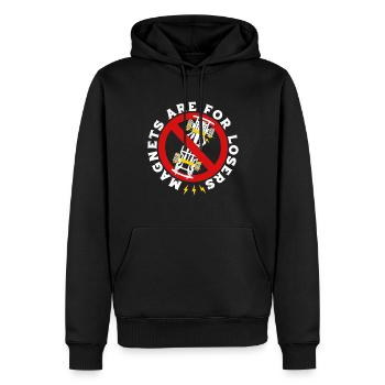 Slotcar Rennen RC Auto Drag Rennen - Männer Premium Bio Hoodie - Schwarz - Vorne - Nico (187cm)