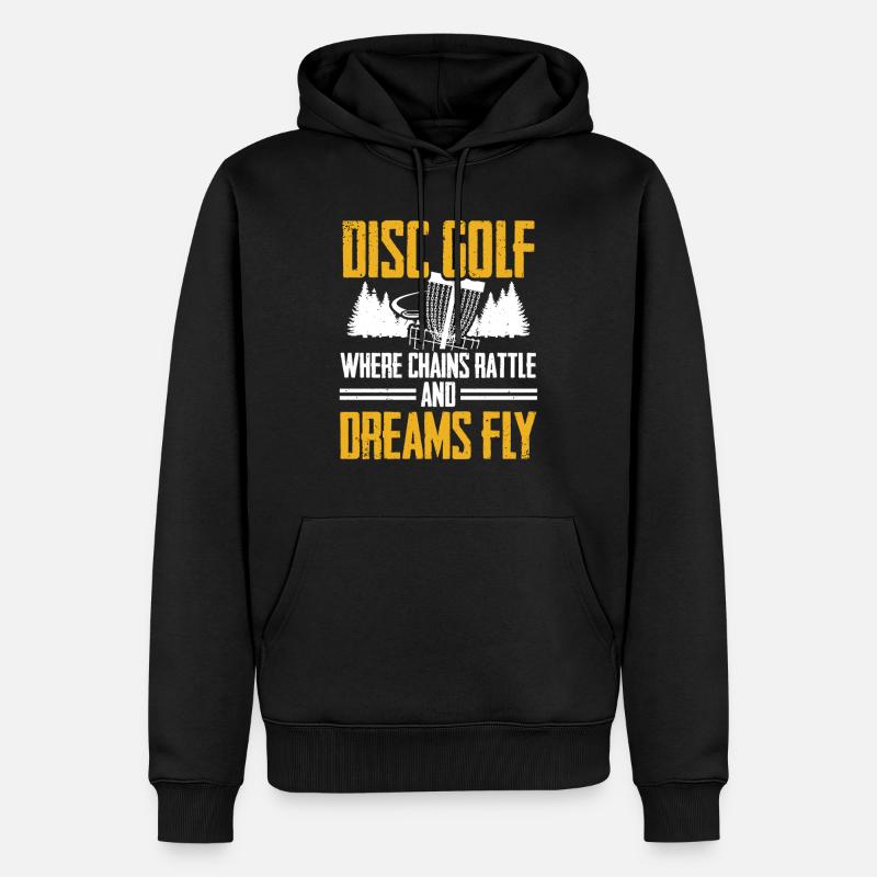 Disc Golf Discgolf - Sweat à capuche Premium bio Homme - noir