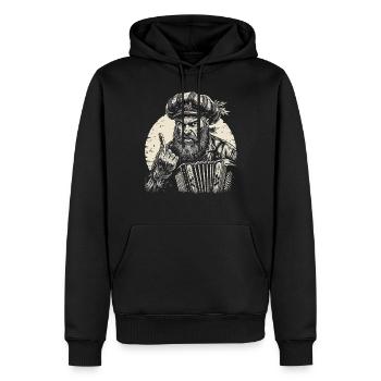 Grantler Grantig Bairischen Dialekten Bayern - Männer Premium Bio Hoodie - Schwarz - Vorne - Nico (187cm)