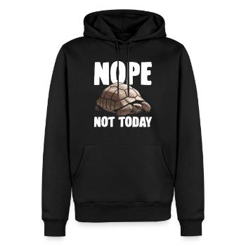 Einige Beste Freunde Sagen Nie Ein Wort, Sulcata - Männer Premium Bio Hoodie - Schwarz - Vorne - Nico (187cm)