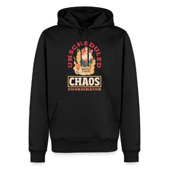 Müllcontainer Fire Response Team Leader - Männer Premium Bio Hoodie - Schwarz - Vorne - Nico (187cm)