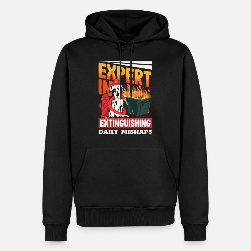 Dumpster Fire Response Team Leader - Men’s Premium Organic Hoodie - black