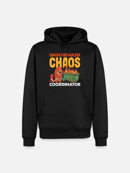 Dumpster Fire Response Team Leader - Men’s Premium Organic Hoodie - black