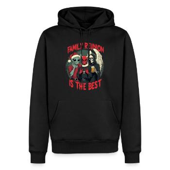 Occultisme Tarot La réunion de famille est la meilleure - Sweat à capuche Premium bio Homme - noir - Devant - Nico (187cm)