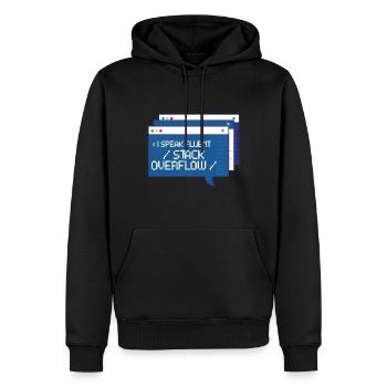 Informatiker Programmierer - Männer Premium Bio Hoodie - Schwarz - Vorne - Nico (187cm)