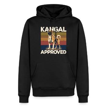 Kangal Approved Hund - Männer Premium Bio Hoodie - Schwarz - Vorne - Nico (187cm)